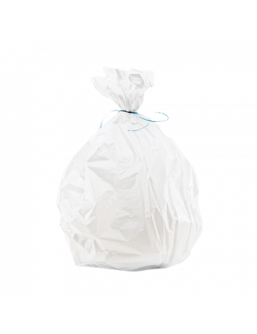 Sacs poubelles blancs - haute densité - 10 litres 35M- 1000 par colis