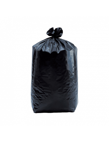 Lot de 20 sacs poubelles recyclés 30L noir