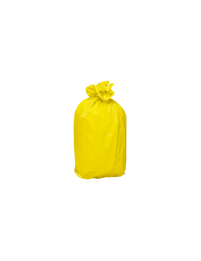 Sacs poubelle jaunes 110 L, par 200 - Sacs pour déchets courants