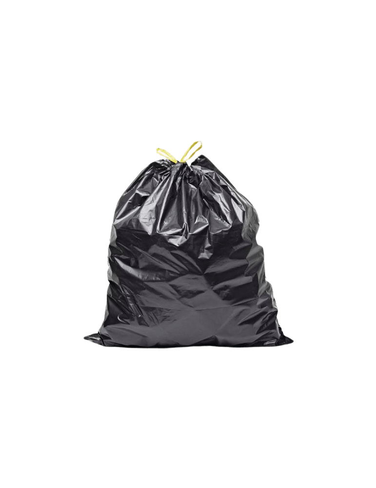 Sacs-poubelle noirs Capacite 30L Type de sac 27 μ Conditionement sacs  poubelles Carton de 500 (20 rouleaux de 25 sacs)