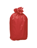 Sacs poubelle 110L Standard Rouge - Carton de 200