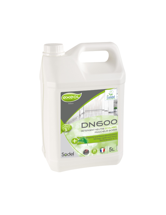 Détergent neutre DN600 - Ecologique - Bidon 5 Litres