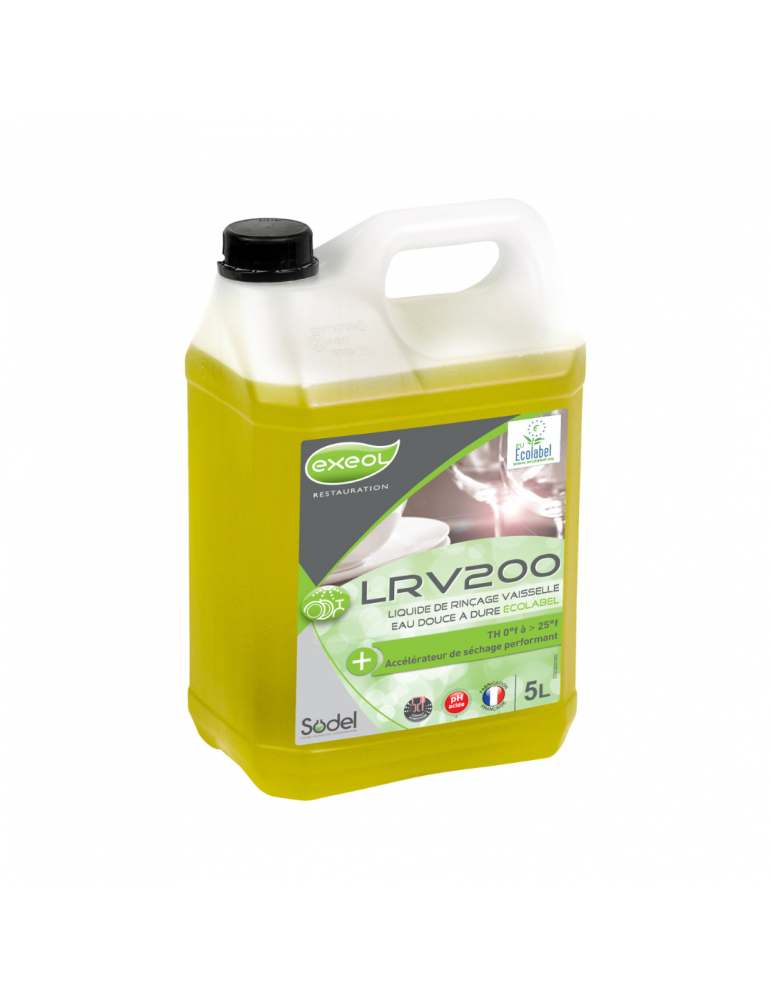 Liquide rinçage lave vaisselle christeyns green r rinse gc 5 litres