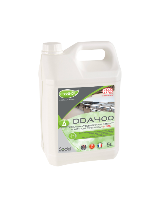 Dégraissant désinfectant alimentaire DDA 400- Ecologique - 5 Litres